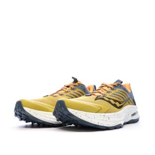 Chaussures de trail Jaunes Homme Saucony Ride vue 6
