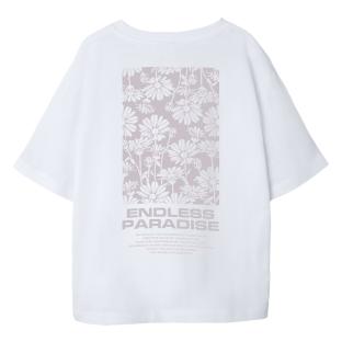 T-shirt Blanc Fille Name it Dagmar vue 2