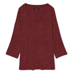 Pull Rouge Femme Vero Moda Briannas pas cher