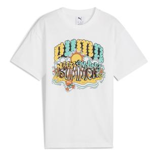 T-Shirt Blanc Homme Puma Graphicss vue 0