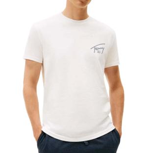 T-Shirt Blanc Homme Tommy Hilfiger Backpri vue 0
