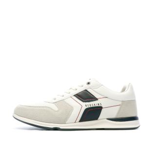 Baskets Blanches Homme Redskins Adjoint pas cher