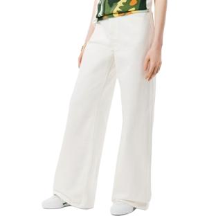 Jean Blanc Femme Lacoste Runway Wide vue 0