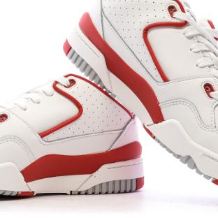Baskets Blanches/Rouges Homme Le Coq Sportif Nineties vue 0