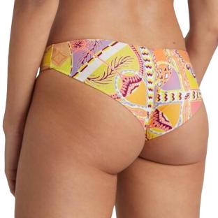 Pink/Gelb Damen O'Neill Maoi Bottom Badeanzugstrümpfe Ansicht 0