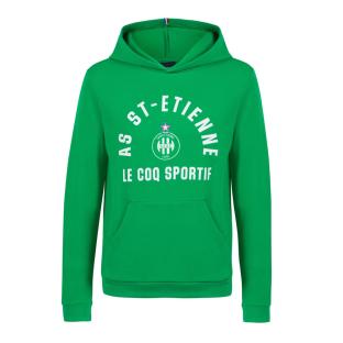 AS Saint-Etienne Sweat à capuche Vert Junior Le Coq Sportif pas cher