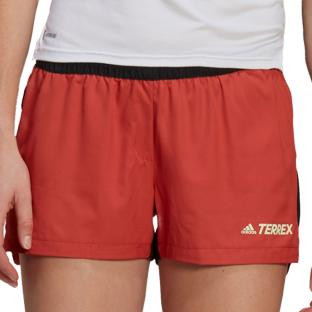 Short de Trail Orange Femme Adidas HA7547 pas cher