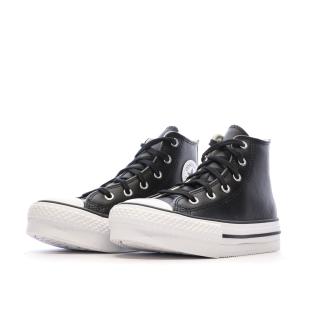 Baskets Noires Fille Converse All Star Eva vue 6