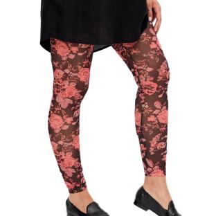 Legging de Grossesse Rouge Femme Mamalicious Mesh vue 0