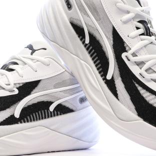 Chaussures de Basketball Blanche/Noir Homme Puma All-pro Nitro vue 0