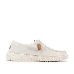 Chaussures Blanches Femme Hey Dude Wendy Washed vue 2