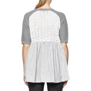 Pull gris femme French Connection Effie vue 2