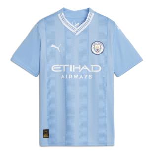 Manchester City Maillot Réplica Domicile Garçon Puma 23/24 pas cher