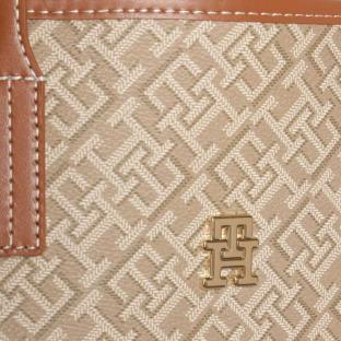 Sac Cabas Beige Femme Tommy Hilfiger Th Monoplay vue 3