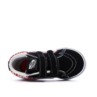 Baskets Rouge/Noir Enfant Vans Td Sk8-mid Reissue V Logo vue 4