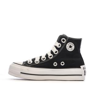Baskets Noires Femme Converse All Star Lift Platform Sketch pas cher
