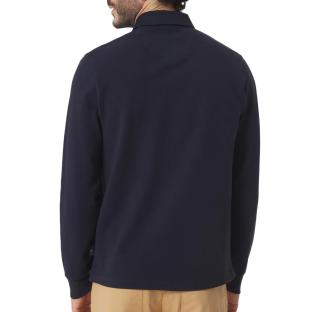 Polo Manches Longues Marine Homme TBS CAVEZPOL vue 2