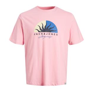T-shirt Rose Homme Jack & Jones Tulum vue 0