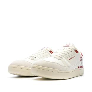 Baskets Blanche/Rouge Homme Sergio Tacchini  Milano vue 6