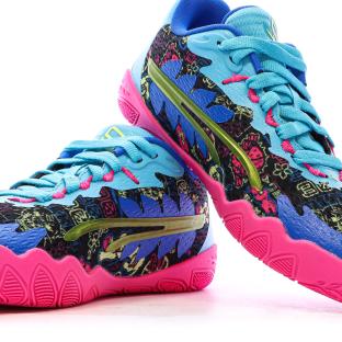 Chaussures de Baskets Bleu/Rose Homme Puma Stewie 3 vue 7