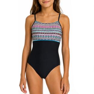 Maillot de bain Noir Fille Lagon Bleu Laure vue 0