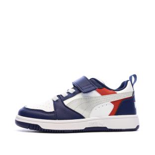 Puma Rebound Sneaker Blau/Weiß/Rot für Jungen Ansicht 0