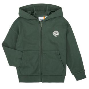 Grünes Sweatshirt mit Reißverschluss für Jungen von Timberland T60451 Ansicht 0