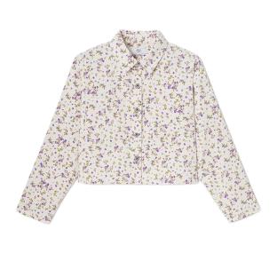 Veste Blanche/Mauve Fille Le Temps Des Cerises Ves vue 0