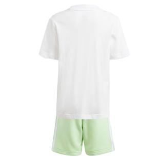 Ensemble Blanc/Vert Fille Adidas IR6935 vue 2