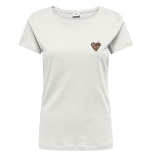 Camiseta blanca para mujer JDY Paris ver 0