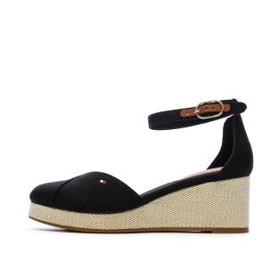 Sandales Noires Femme Tommy Hilfiger FW0FW08657 pas cher