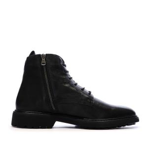 Bottines Noires Homme Geox Cannaregio vue 2