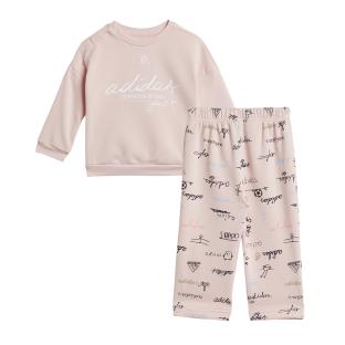 Survêtement Rose Fille Adidas IV7056 pas cher