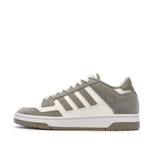 Baskets Grises/Beiges Homme Adidas Rapid Court pas cher