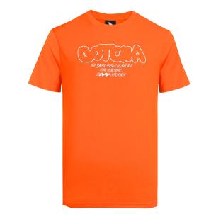 T-shirt Orange Homme Gotcha Shifty pas cher
