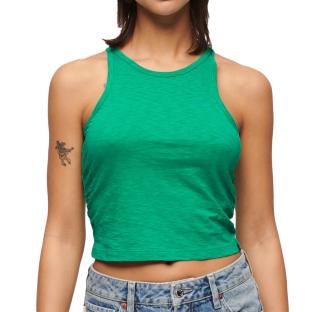 Débardeur Vert Femme Superdry Superdry Ruched pas cher