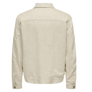 Only & Sons Structure Men’s Lightweight Ecru Jacket Photo of the Espace des Marques %store% store - view of %key%