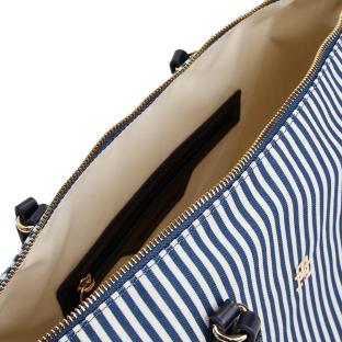 Sac à Cabas Rayure Blanc/Marine Femme Tommy Hilfiger Poppy Summer Tote vue 3