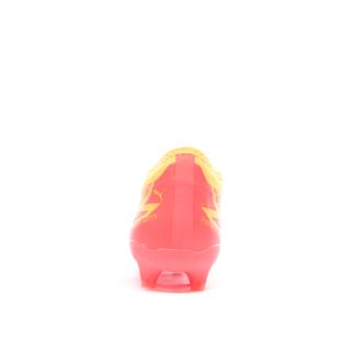 Chaussures de football Orange/Rose Garçon/Fille Puma Ultra Match vue 3