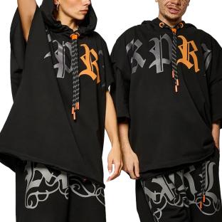 Sweat Noir/Orange Homme Kaporal VANK pas cher