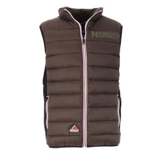 Doudoune Sans Manches Marron Homme Geographical Norway Vikash pas cher