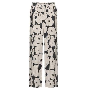 Pantalon Fluide Beige/Noir Femme JDY Troya vue 0