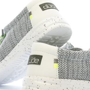Chaussures Grises/Noires Garçon Hey Dude Wally Youth vue 7