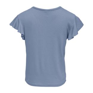 T-shirt Bleu Fille Kids Only Kogbelia vue 2