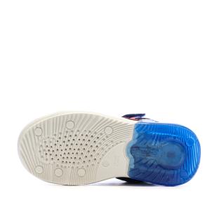 Baskets Bleu/Rouges Garçon Geox Grayjay vue 4
