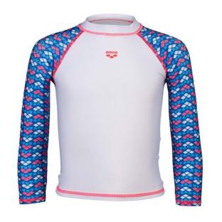 Lycra Blanc/Bleu/Rose Fille Arena Friends Kids pas cher