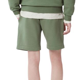 Short Vert Homme Lacoste Short Regular Fit En Molleton vue 2