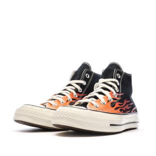 Baskets Noires Mixte Converse Chuck 70 Archive Prints vue 6