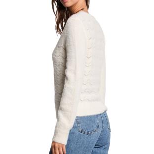 Pull Ivoire Femme Morgan Duveuteuse vue 2