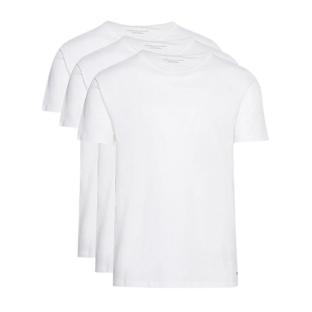 Lot de 3 T-Shirts Blanc Homme Tommy Hilfiger Stretch vue 0